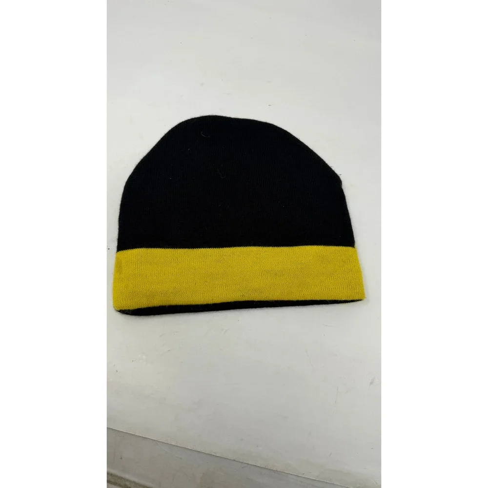Titanfall 2 Video Game Promo Beanie Hat Black Yellow Knit Cap Respawn EA Games